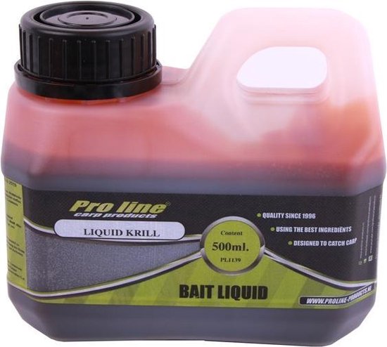 Pro Line Krill Bait - Liquid - 500ml - Rood