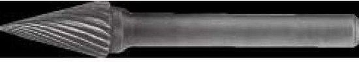 Stiftfrees HM conisch 12.7x22mm schacht 6mm