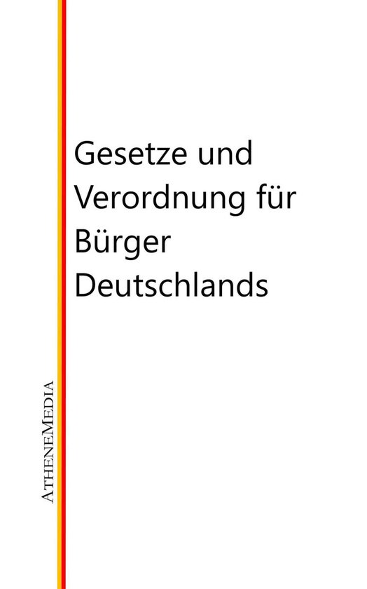 Gesetze und Verordnung für Bürger Deutschlands - cover