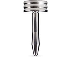 E-Stim - Medium Diamond Penis Plug - Black - Medium
