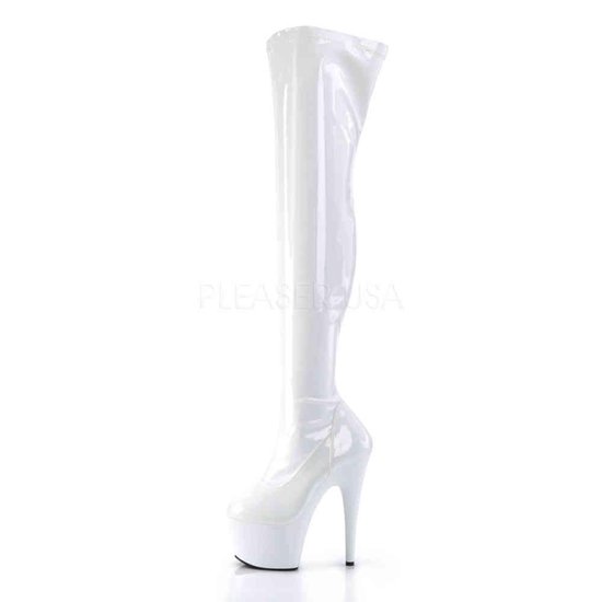 EU 45 = US 14 | ADORE 3000 | 7 Heel, 2 34 PF Stretch Thigh Boot, Side Zip EU 45 = US 14 | ADORE 3000 | 7 Heel, 2 34 PF Stretch Thigh Boot, Side Zip