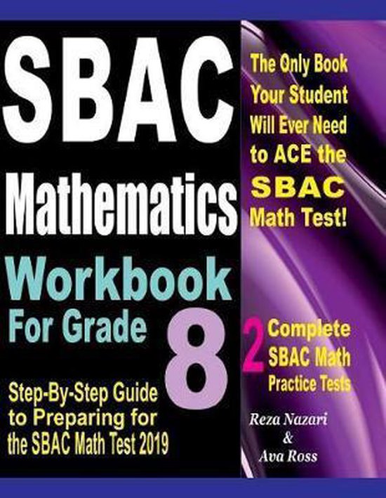 SBAC Mathematics Workbook For Grade 8 - cover
