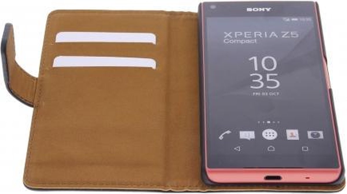 Fab. Gold Reversed Star Book Case Sony Xperia Z5 Compact