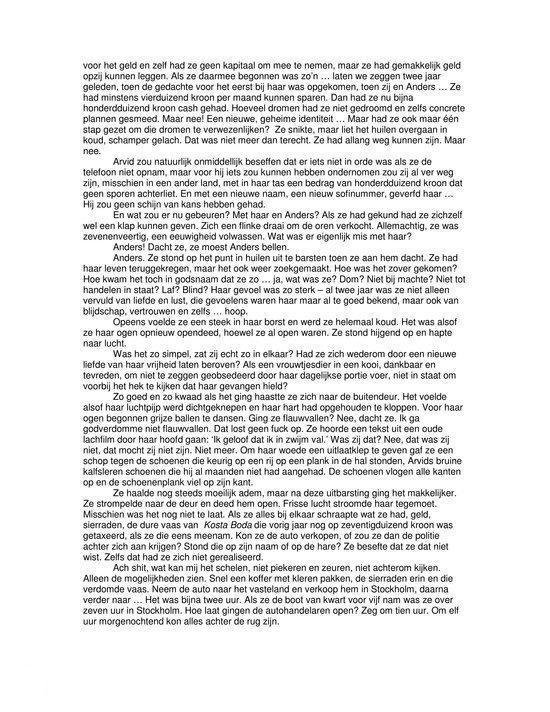 De vrouw die wilde afrekenen