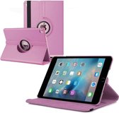 Hoes geschikt voor iPad Pro 9.7 hoesje 360 graden Multi-stand Case draaibare licht roze