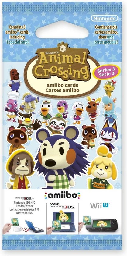 Nintendo amiibo speelkaarten - Animal Crossing - Series 3 - Nintendo 3DS & Wii U
