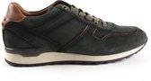 Heren Sneakers Greve 7243.09 Donker Groen - Maat 6½