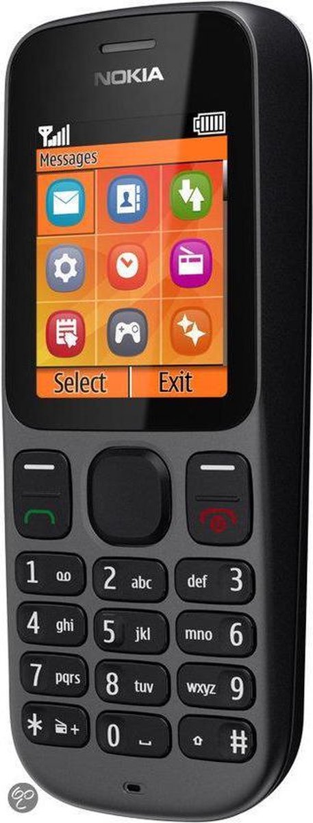 kwaadheid de vrije loop geven Tot ziens Zeep Nokia 100 - Zwart - T-Mobile prepaid telefoon | bol.com