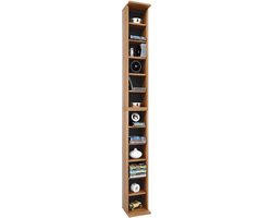 Houten CD DVD standaard Opbergrek Boekenplank Decoratieve plank Bigol