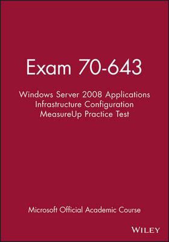 Windows Server 2008 Applications Infrastructure Configuratio ... - cover