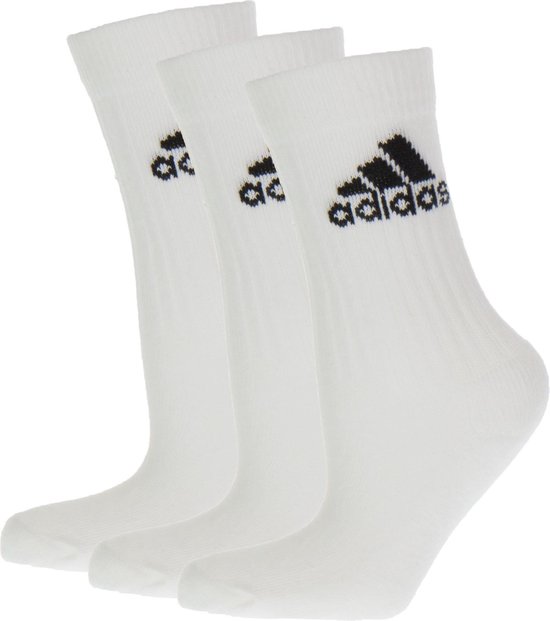 adidas adiCrew Sokken Sportsokken - Maat 23-26 - Unisex - wit/zwart adidas adiCrew Sokken Sportsokken - Maat 23-26 - Unisex - wit/zwart