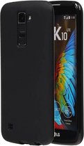 TPU Backcover Case Hoesjes voor LG K10 Zwart