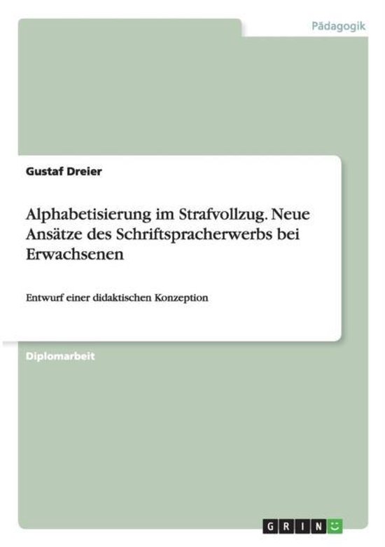 Alphabetisierung im Strafvollzug. Neue Ansatze des Schriftsp ... - cover