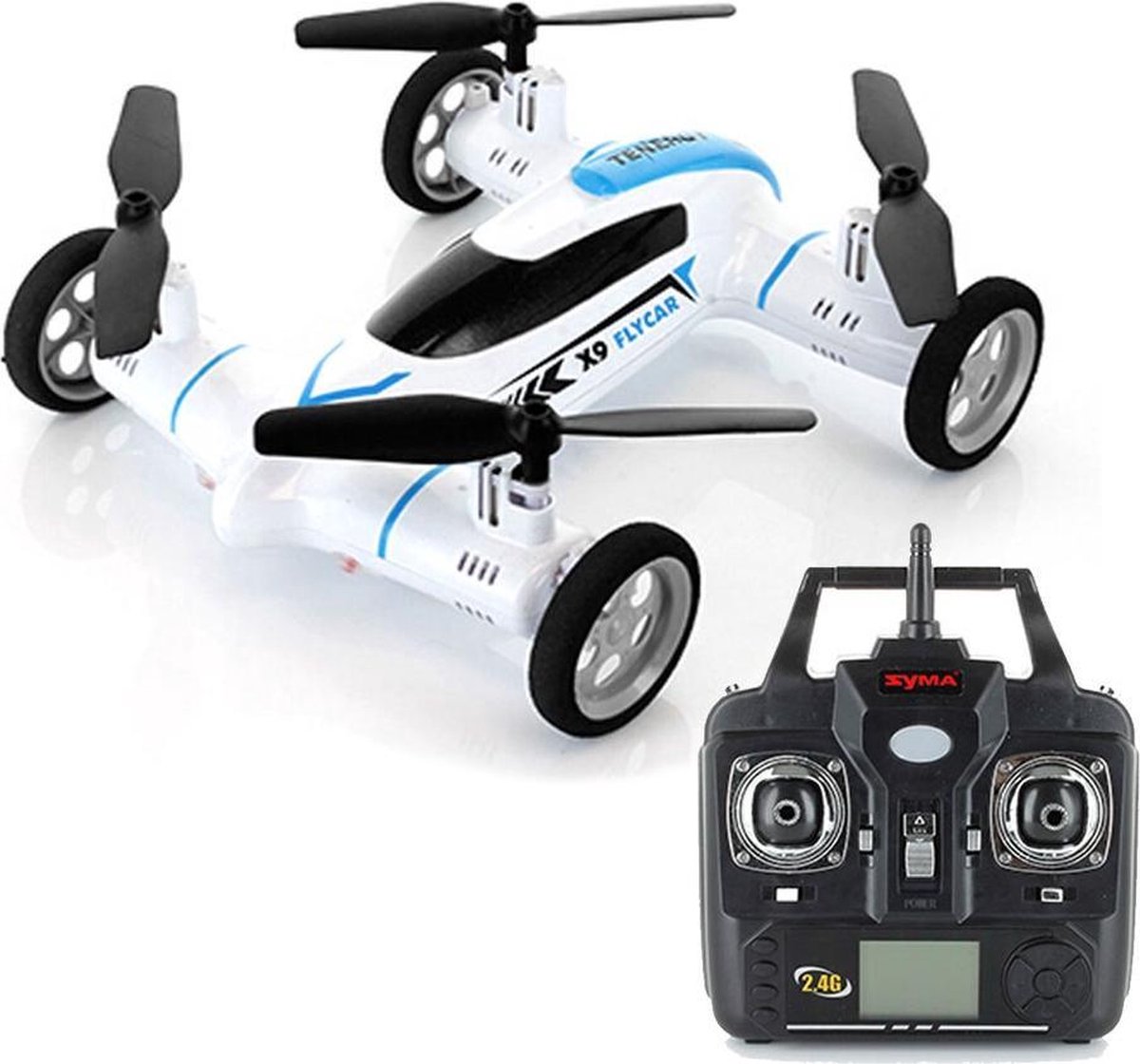 SYMA X9 FLYING CAR&Drone 2.4GHZ Wit | bol.com