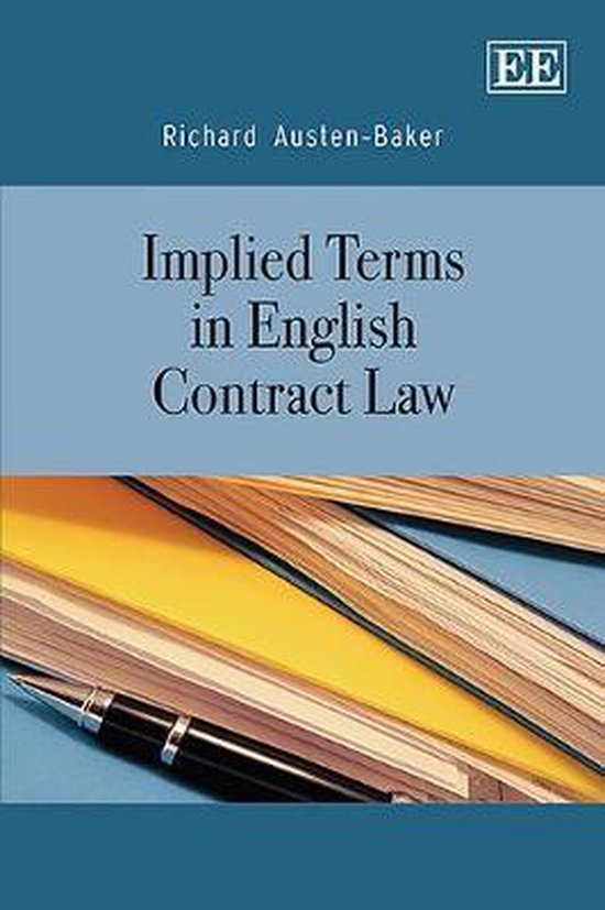 Implied Terms in English Contract Law - cover