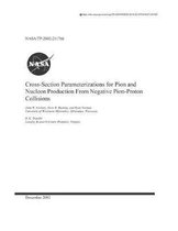 Cross-Section Parameterizations for Pion and Nucleon Production from Negative Pion-Proton Collisions