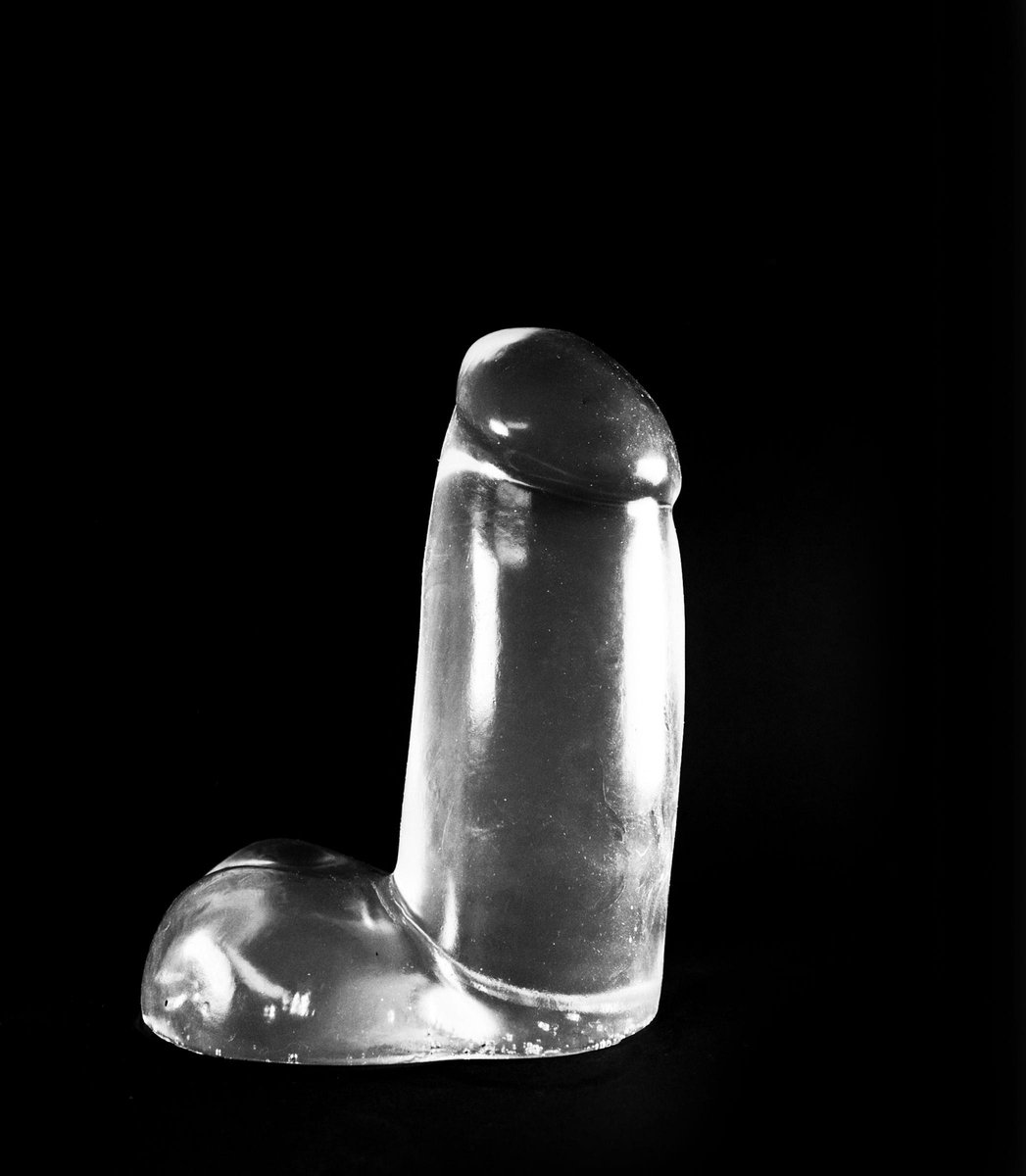 Goedkoopste Dinoo Geribbelde Dildo Gaston' 27,5 cm - transparant
