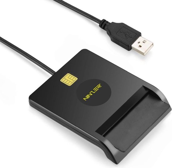 Ninzer eID USB ID Kaartlezer / Smart Card Reader / Smartkaart lezer - Identiteitskaart, Credit Cards en overige Smart Cards België en Nederland