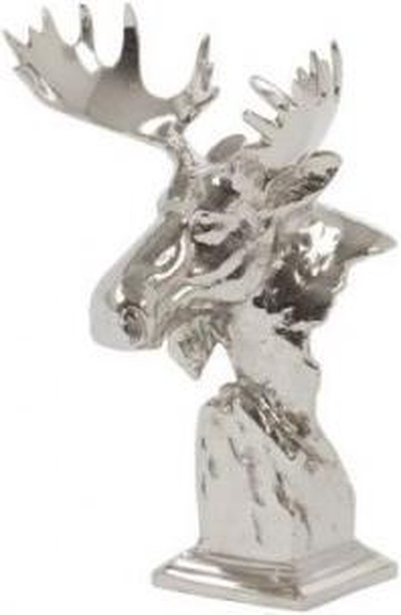 Ornament  MOOSE 26,5x10,5x33,5 cm  -  nikkel