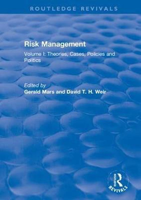 Routledge Revivals- Risk Management - cover