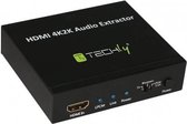 Techly IDATA HDMI-EA4K Zwart audio-omzetter