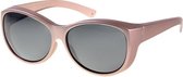 Fitofar Overzetzonnebril Metallic Roze Dames Met Grijze Lens Vz0034pz