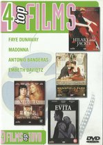 Benza 4 TOP Films op 1 DVD Hilary and Jackie / Mansfield Park / Evita / Scorchers