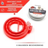 Anti vlooien en tekenband - Rood