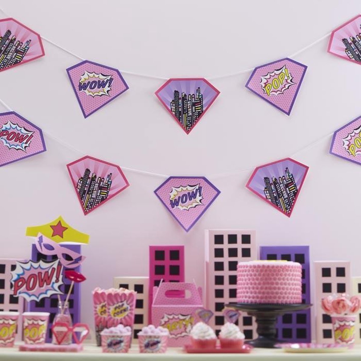 Slinger Pop Art Roze