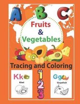 Fruits & Vegetables Tracing and Coloring