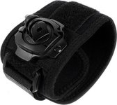 Shop4 - Bracelet Actioncam - avec connexion Rotating Cam Noir - avec sac de rangement