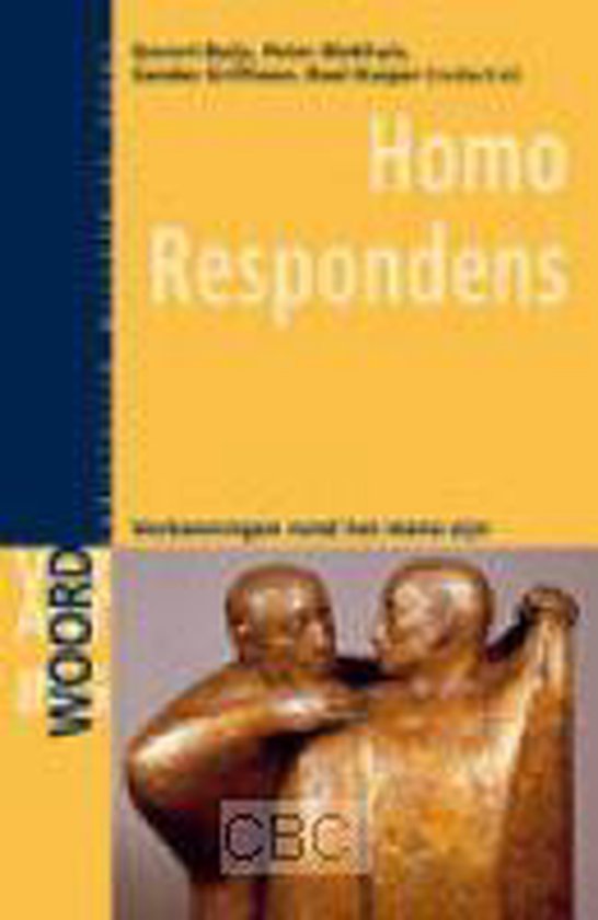 Cover van het boek 'Homo respondens / druk 1' van H. Geertsema en G. Buijs