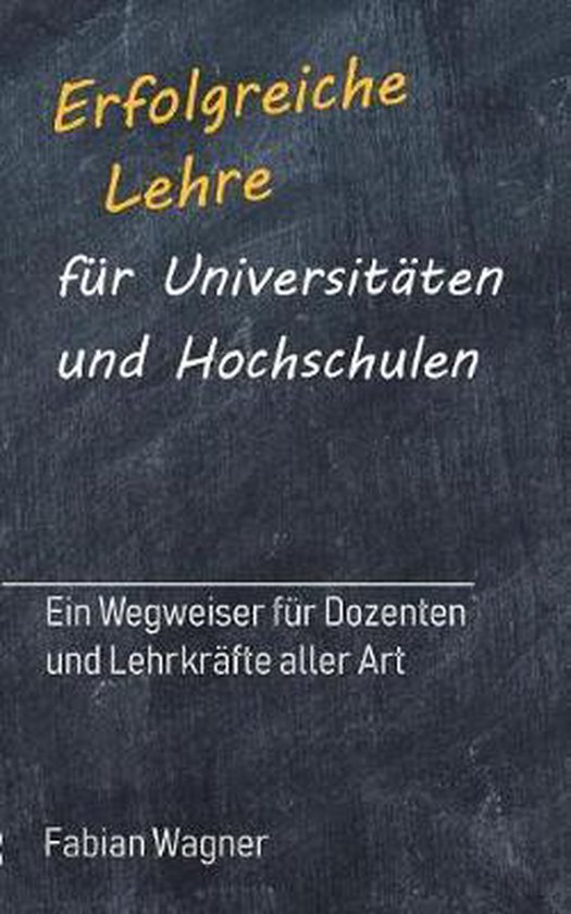 Erfolgreiche Lehre fur Universitaten und Hochschulen - cover