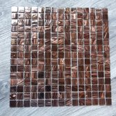 Mozaiek steentjes Chocolate Bronze 225 steentjes