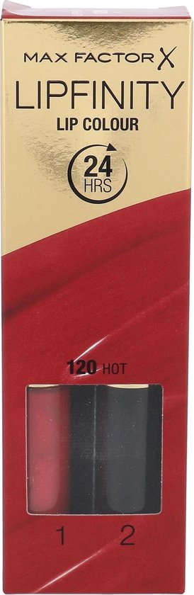 Max Factor Lipfinity Lip Colour Lippenstift - 120 Hot - Max Factor