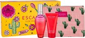 Escada Flor Del Sol Giftset - 50 ml eau de toilette spray + 50 ml bodylotion + toilettas - cadeauset voor dames