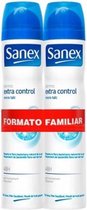 Sanex Dermo Extra Control Deodorant Spray 2x200ml