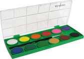 Alpino Aquarelle Set Avec Pinceau Junior 13 Pièces