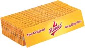 Flamez Yellow King Size Slim Vloei / Paper 10 Pack (330 Vloeitjes)