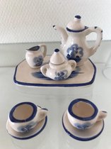 mini service à thé Souvenirs of Holland à thé peint à la main Ter Steege