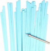 Karen marie klip papierenstroken. 5 x 450 mm aqua 80 St. Paper St./Pcs 115g
