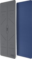 Tapis de yoga Sens Design tapis de sport tapis de fitness avec motif - bleu foncé / gris foncé