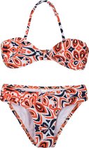 Bikini triangel met bandjes bij de nek  - Oranje 152-158