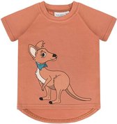 Dear Sophie Cangaroo T-shirt Red Brick Maat 86/92