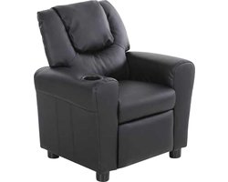 Product: Relaxfauteuil voor kinderen Rex - zwart, van het merk Rousseau
