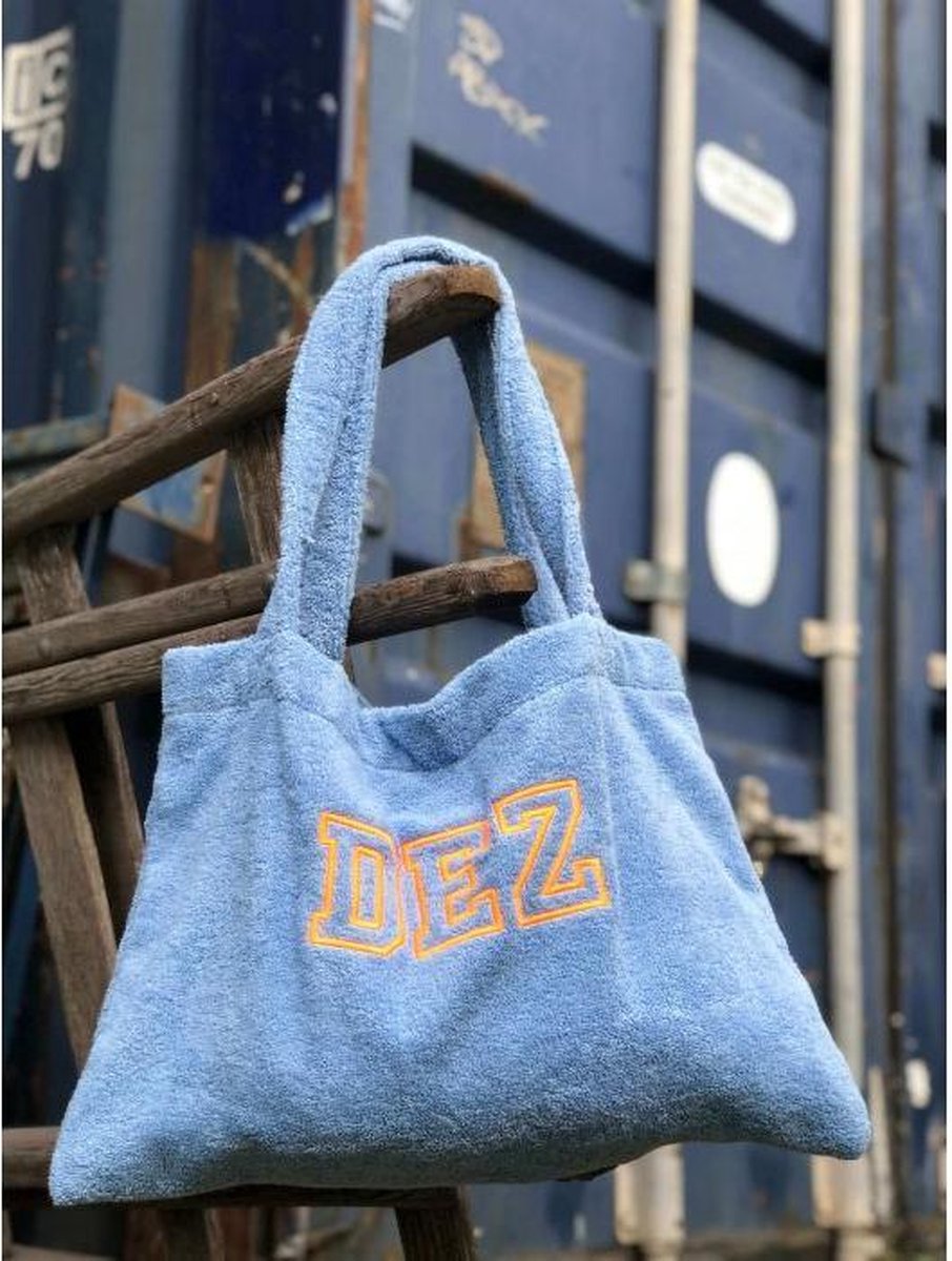 Badstof tas denim