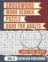 Crossword Word Search Puzzle Books for adults