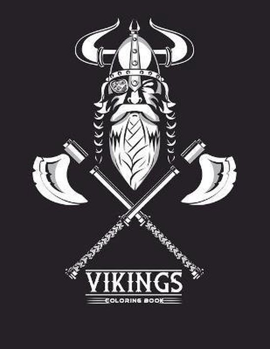 Vikings coloring book - cover