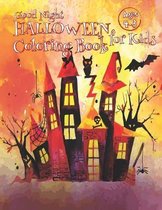 Good Night Halloween Coloring Book for Kids Ages 4-8