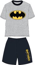 Batman pyjama - maat 122 - Bat-Man shortama - grijs shirt met zwarte broek